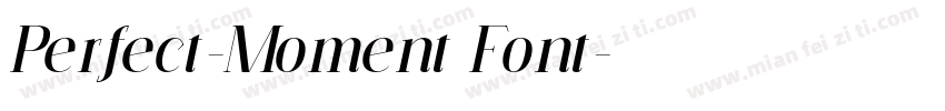 Perfect-Moment Font字体转换